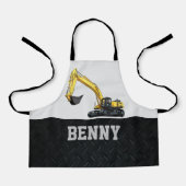 Exploitatie van graafapparatuur schort (Voorkant)