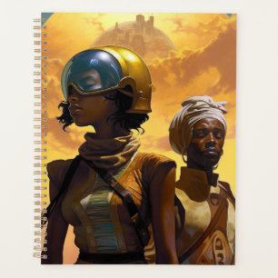 Explorateurs de planètes science-fiction Afrofutur