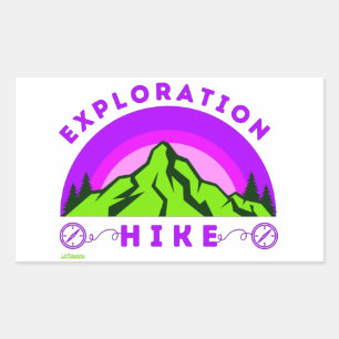 EXPLORATIE HEEFT EEN TOKWENS VOOR DE BEELDSCHERM RECHTHOEKIGE STICKER