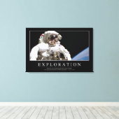 Exploratie: Inspirerend Citaat 2 Canvas Afdruk (Insitu (Houten vloer))