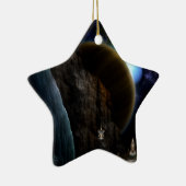 Exploratie van ruimtefractale kunst keramisch ornament (Rechts)