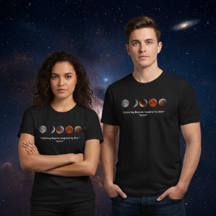 "Exploration Au-Delà Du T-shirt Graphique Planète"