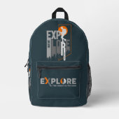 Exploration de la nature (2) | Sac à dos imprimé ( (Recto)