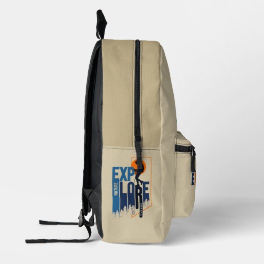 Exploration de la nature | Sac à dos imprimé (Homm (Gauche)