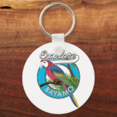 Exploration d'Hawaii logo rétro Porte-clés (Recto)