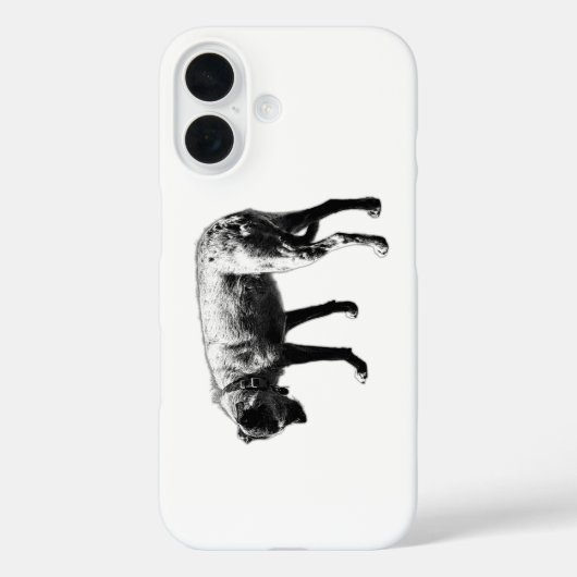 Exploration du coque iphone Terrier Mix (Verso)
