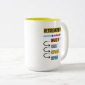 Exploration - Régime de retraite 2024 Mug (Devant droit)