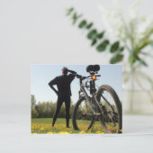 Exploration sur une carte postale Vélo 2 (Debout devant)