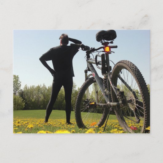 Exploration sur une carte postale Vélo 2 (Devant)