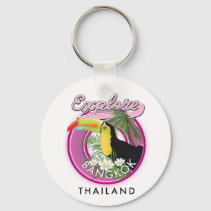 explore Bangkok indonesië reislogo Sleutelhanger