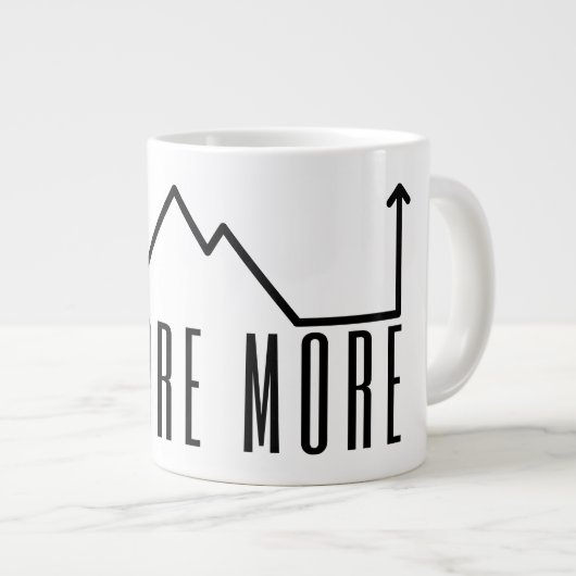 Explore More Minimalist Mountain Specialty Mug (Devant droit)
