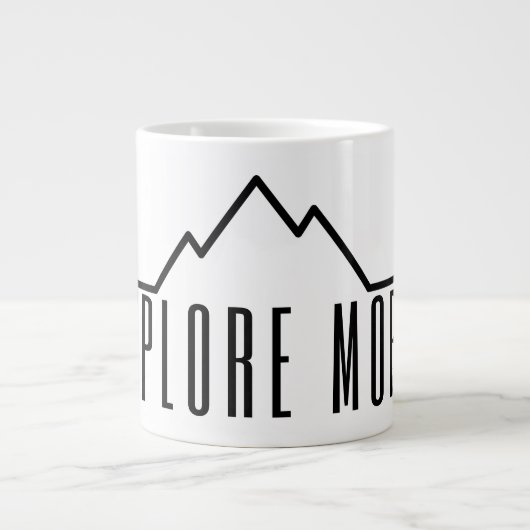 Explore More Minimalist Mountain Specialty Mug (Devant)