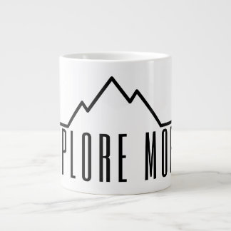 Explore More Minimalist Mountain Specialty Mug Extra Grote Beker