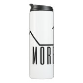 Explore More Minimalist Mountain Thermal Tumbler Thermosbeker (Geroteerd rechts)