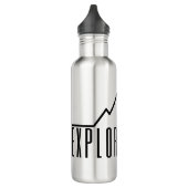 Explore More Mountain Stainless Steel Water Bottle Waterfles (Links)