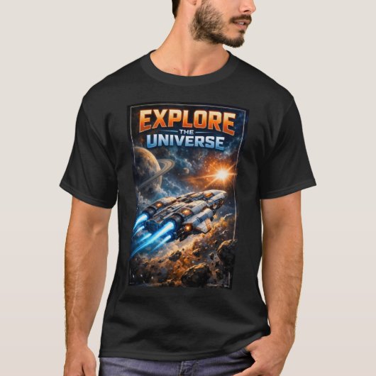 Explore The Universe T-shirt (Voorkant)