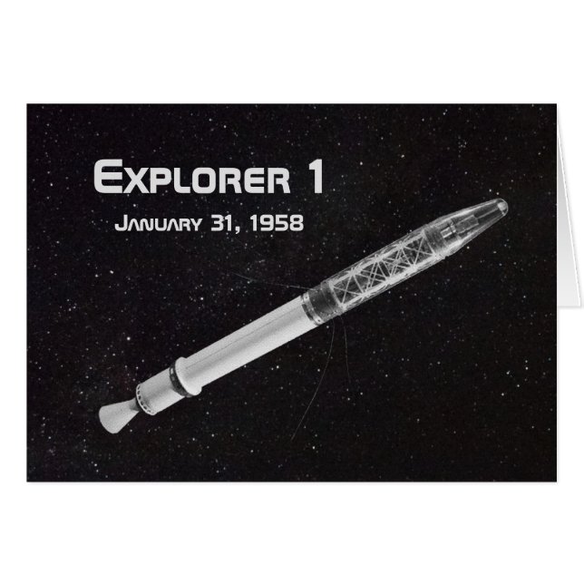 Explorer 1 Satellite (Voorkant Horizontaal)