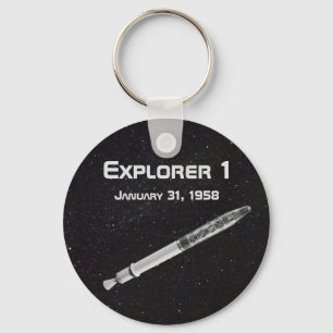 Explorer 1 Satellite Sleutelhanger