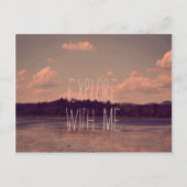 Explorer avec ma carte postale (Devant)