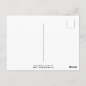 Explorer cosmique #2 - Carte postale de l'astronau (Dos)