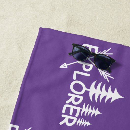 Explorer Design - Serviette de plage (En situation)