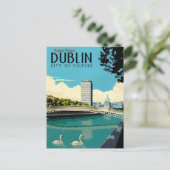 Explorer Dublin Irlande Carte Postale (Debout devant)