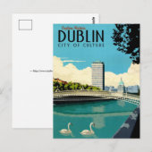 Explorer Dublin Irlande Carte Postale (Devant / Derrière)