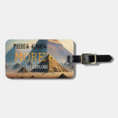 Explorer Egypt Archeology Wanderlust Bagagelabel (Voorkant horizontaal)