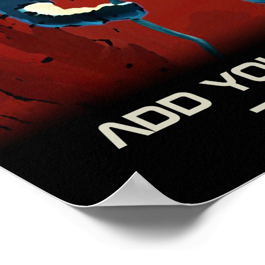 Explorer Mars - Custom NASA Retro Travel Poster (Coin)