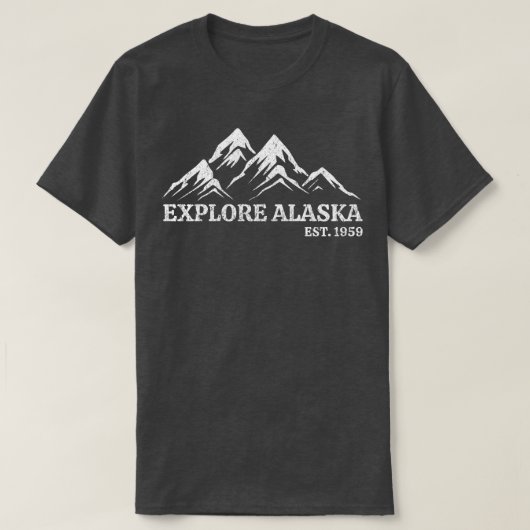 Explorez Alaska TShirt (Design devant)