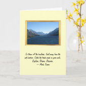 Explorez Dream Discover - Bonne carte de visite (Fleur jaune)