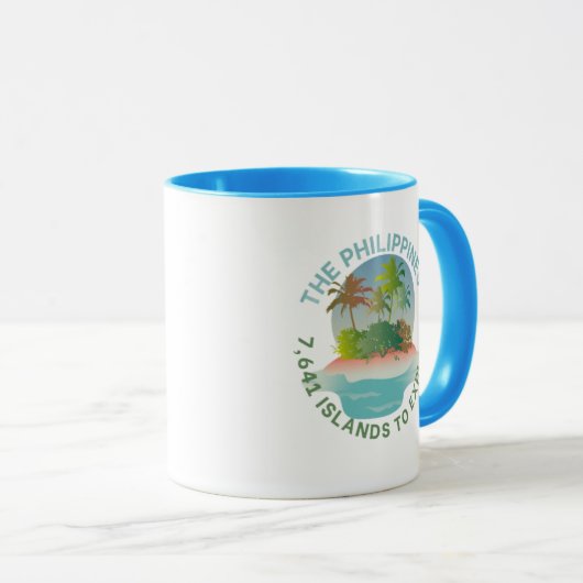 Explorez La Mug De Café Des Philippines (Devant droit)