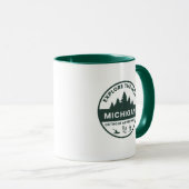 Explorez La Mug De Café Mitt, Michigan (Devant droit)