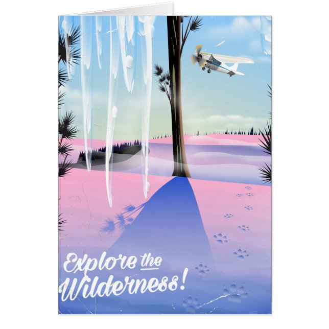 Explorez le désert ! Posters de animaux d'hiver (Devant)