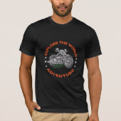 Explorez le monde aventure T-shirt (Devant)