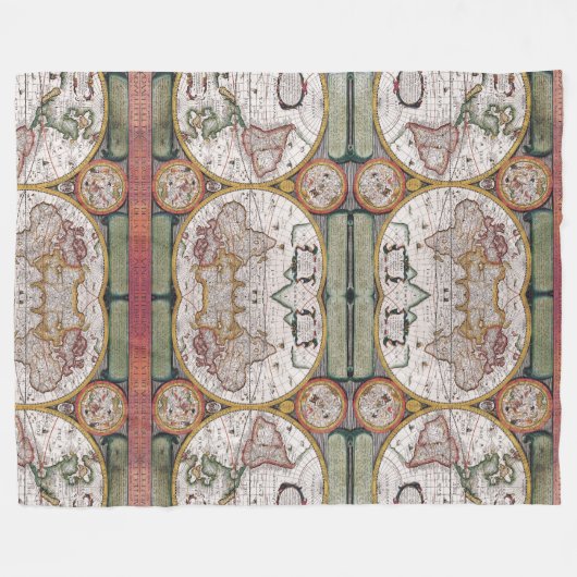 Explorez le monde : Couverture de carte confortabl (Devant (Horizontal))