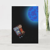 Explorez l'univers - carte de voeux (Devant)