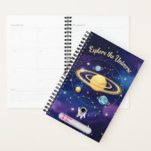 Explorez l'univers - Couverture Carnet astronomiqu (Devant avec enveloppe)