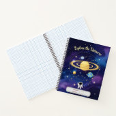 Explorez l'univers - Couverture Carnet astronomiqu (Intérieur)