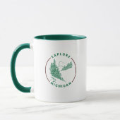 Explorez Michigan Coffee Mug (Gauche)