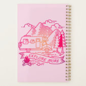 Explorez Plus Camper Rose Van Mountain Nature Love (Dos)