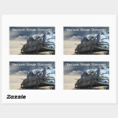 Explorez. Rêvez. Découvrez. Sticker rectangulaire (Feuille)