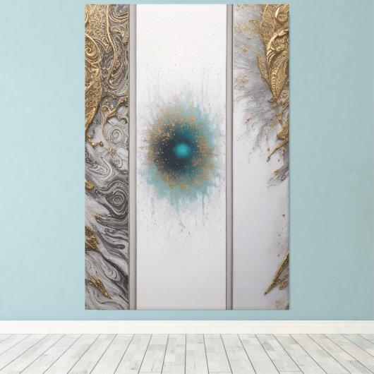 Exploring Abstracts Canvas Afdruk (Insitu (Houten vloer))