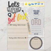 Explorons l'insertion des feuilles de voyage (Devant)