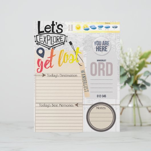 Explorons l'insertion des feuilles de voyage (Debout devant)