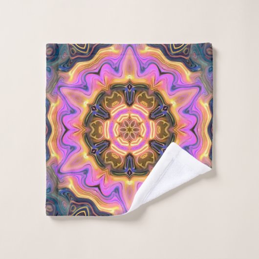 Exploser Lava Pot Lotus Mandala (Gant de toilette)