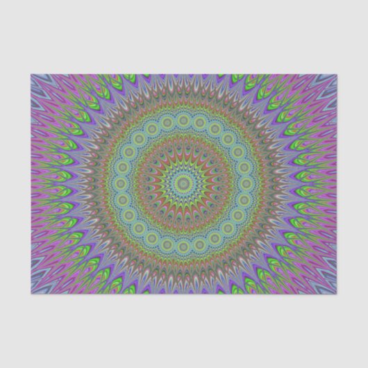 Explosie van Mandala Tissuepapier (Voorkant)