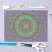 Explosie van Mandala Tissuepapier (Craft)