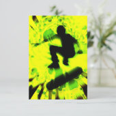 explosie van skateboard kaart (Staand voorkant)