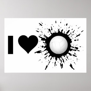 Explosief I Love Volleyball 1 Poster